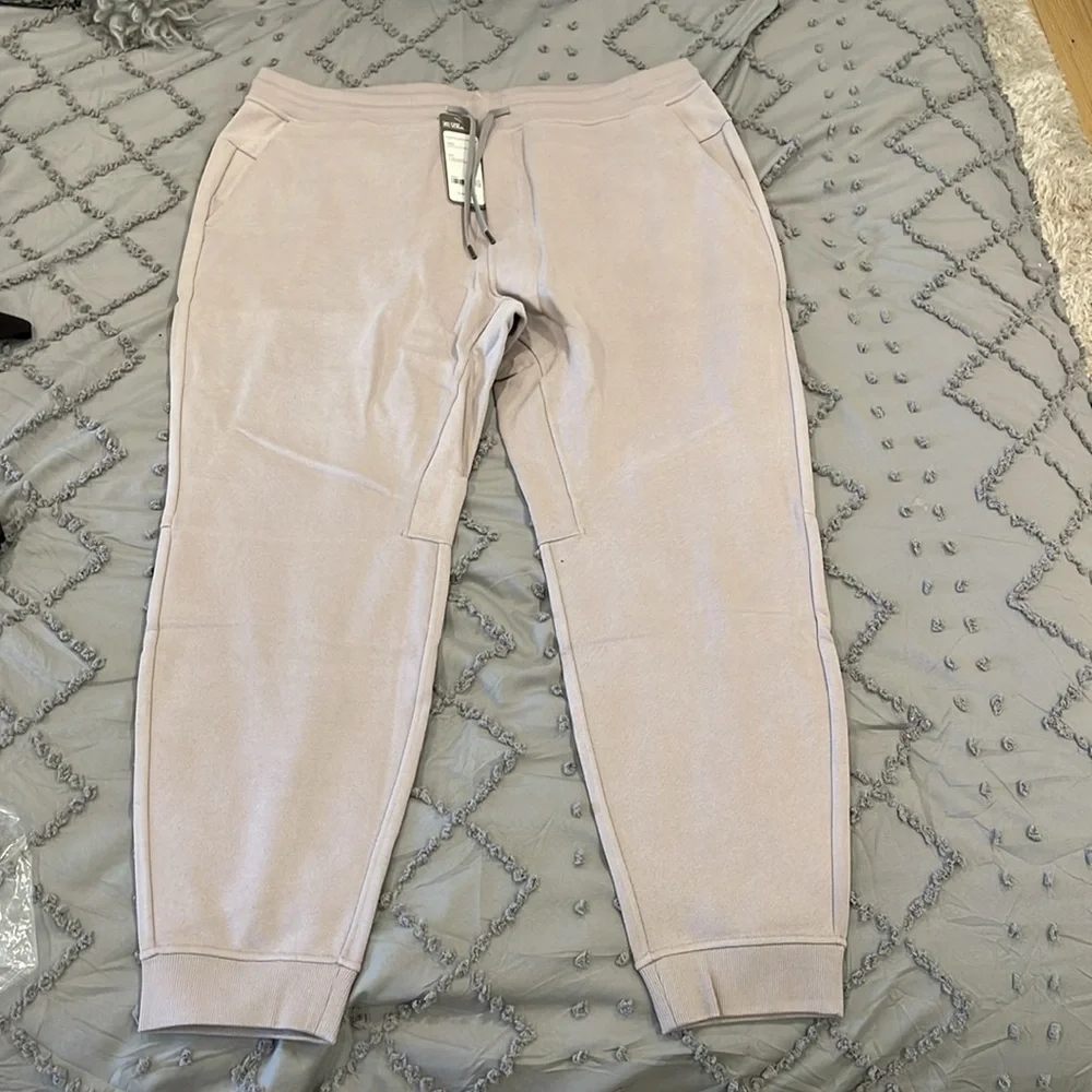 CRZ YOGA Men's Cotton Athletic Joggers Fleece Lined Sweatpants Pockets new XXL